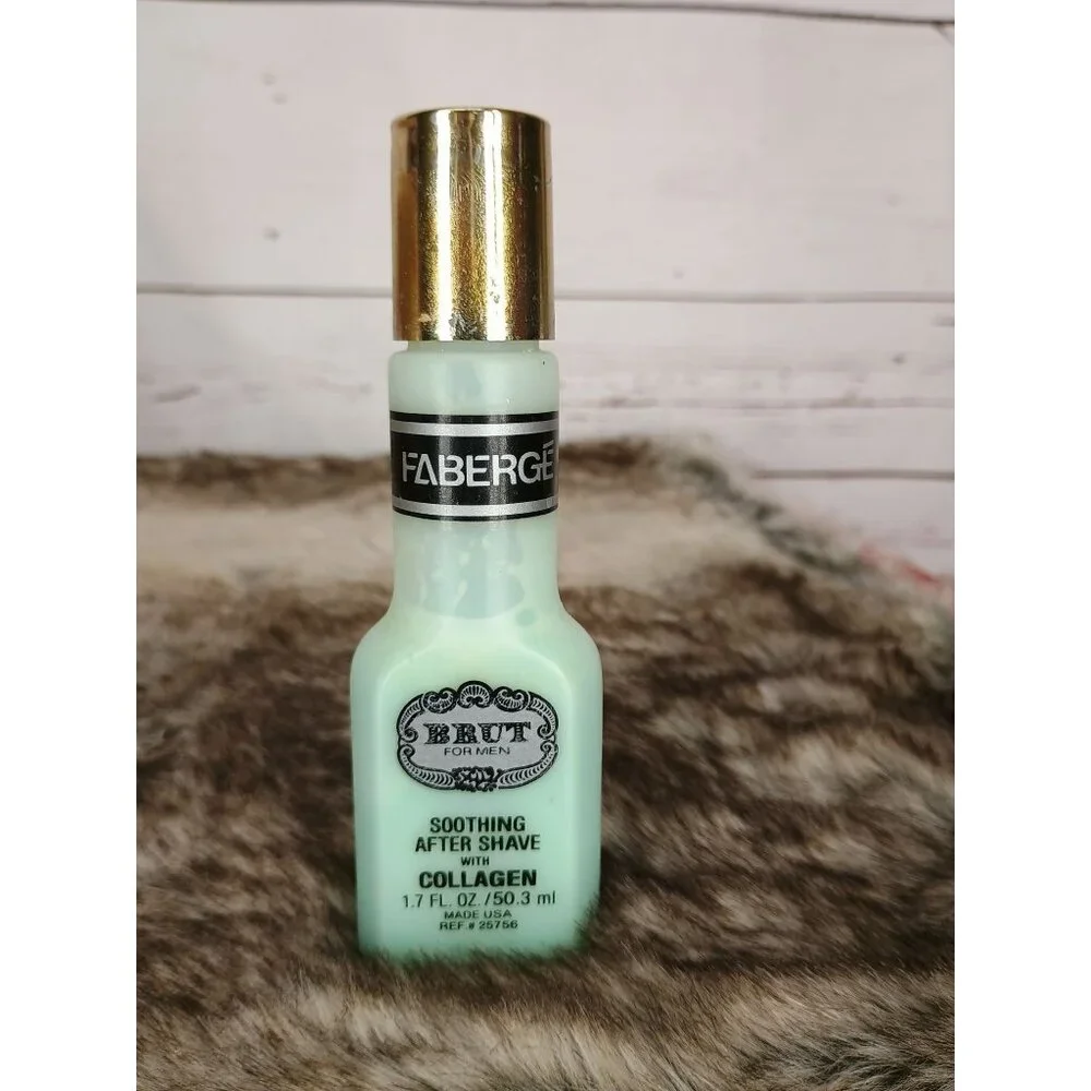 Vintage BRUT Faberge Skin Conditioning After Shave Lotion 1.7 Fl Oz 70% Full HTF